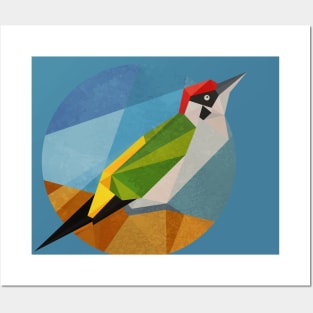 Green Woodpecker Posters and Art